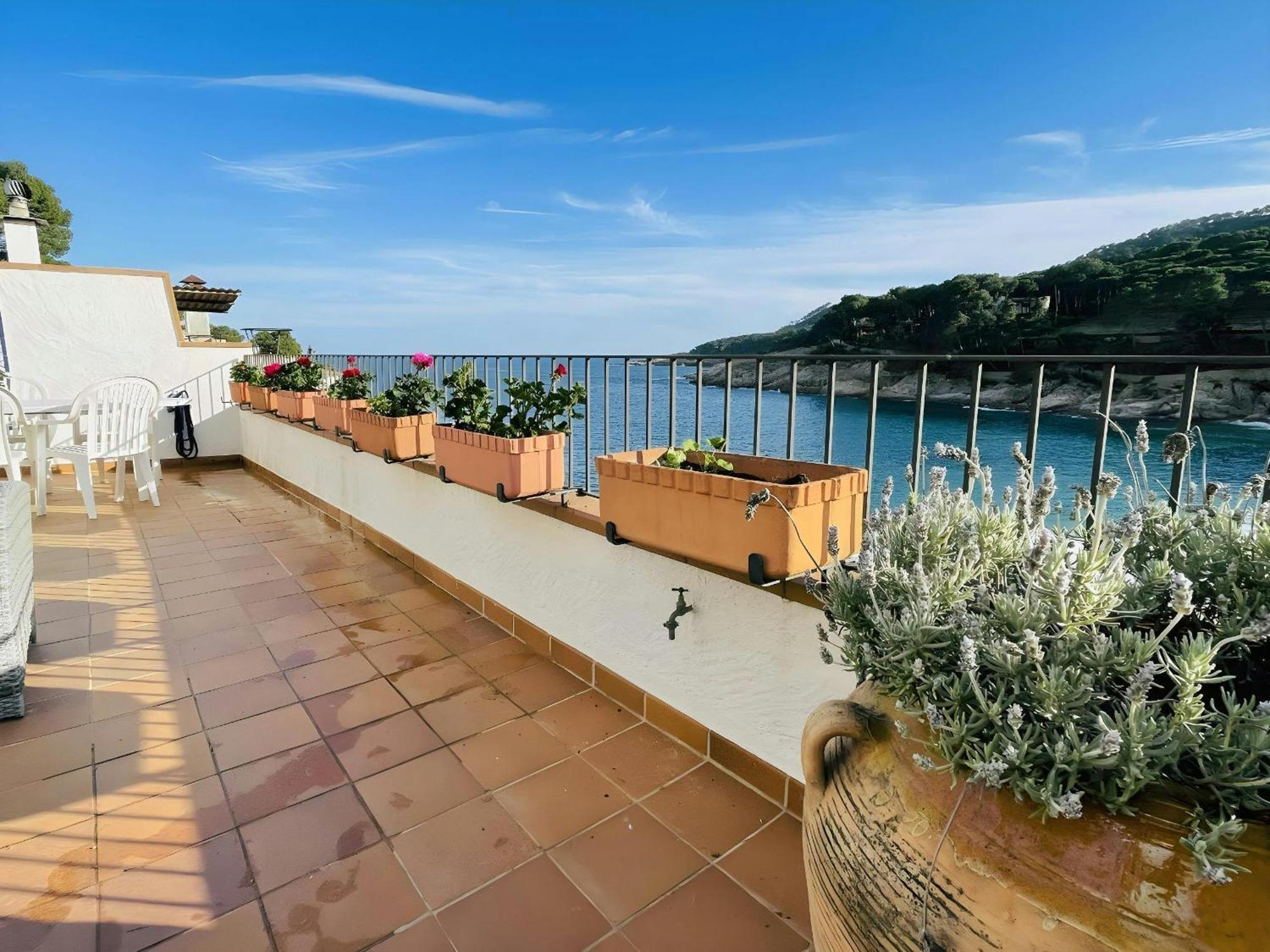 Tamariu Platja - Penthouse On Passeig Del Mar.公寓 外观 照片