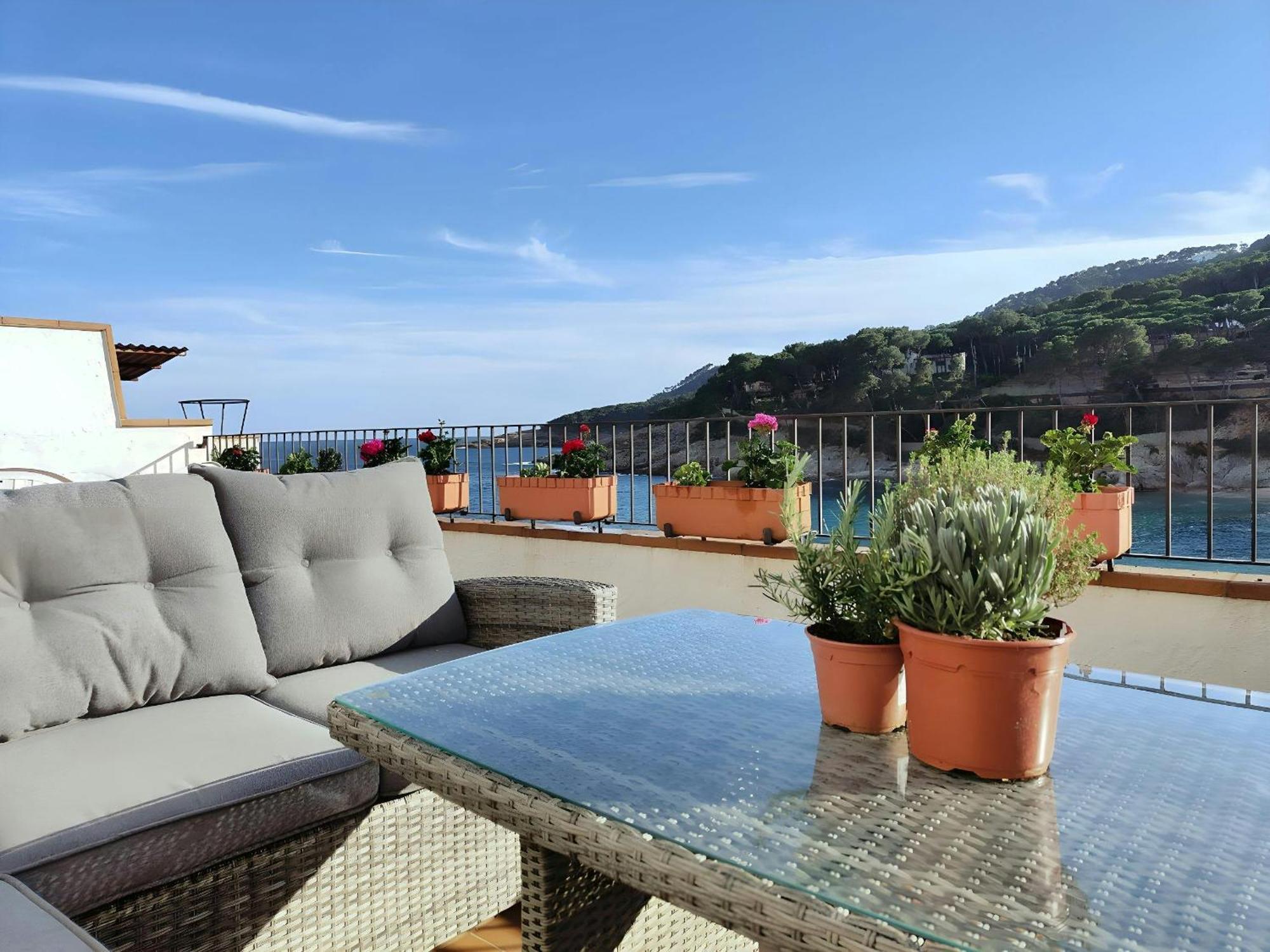 Tamariu Platja - Penthouse On Passeig Del Mar.公寓 外观 照片
