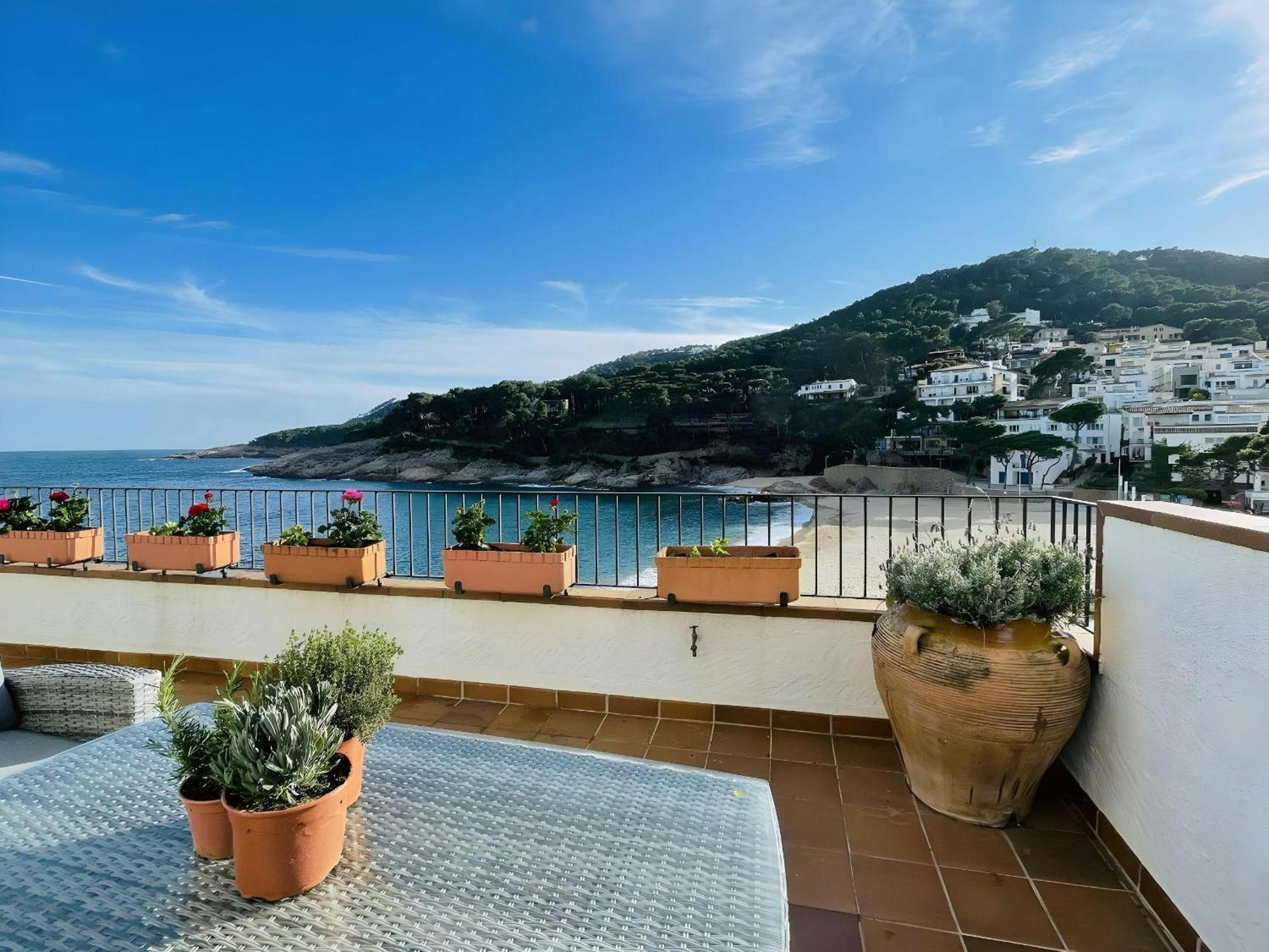 Tamariu Platja - Penthouse On Passeig Del Mar.公寓 外观 照片