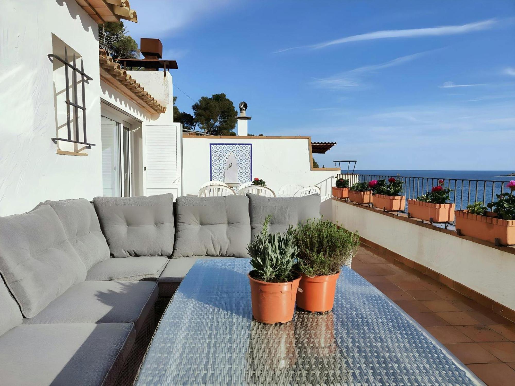 Tamariu Platja - Penthouse On Passeig Del Mar.公寓 外观 照片