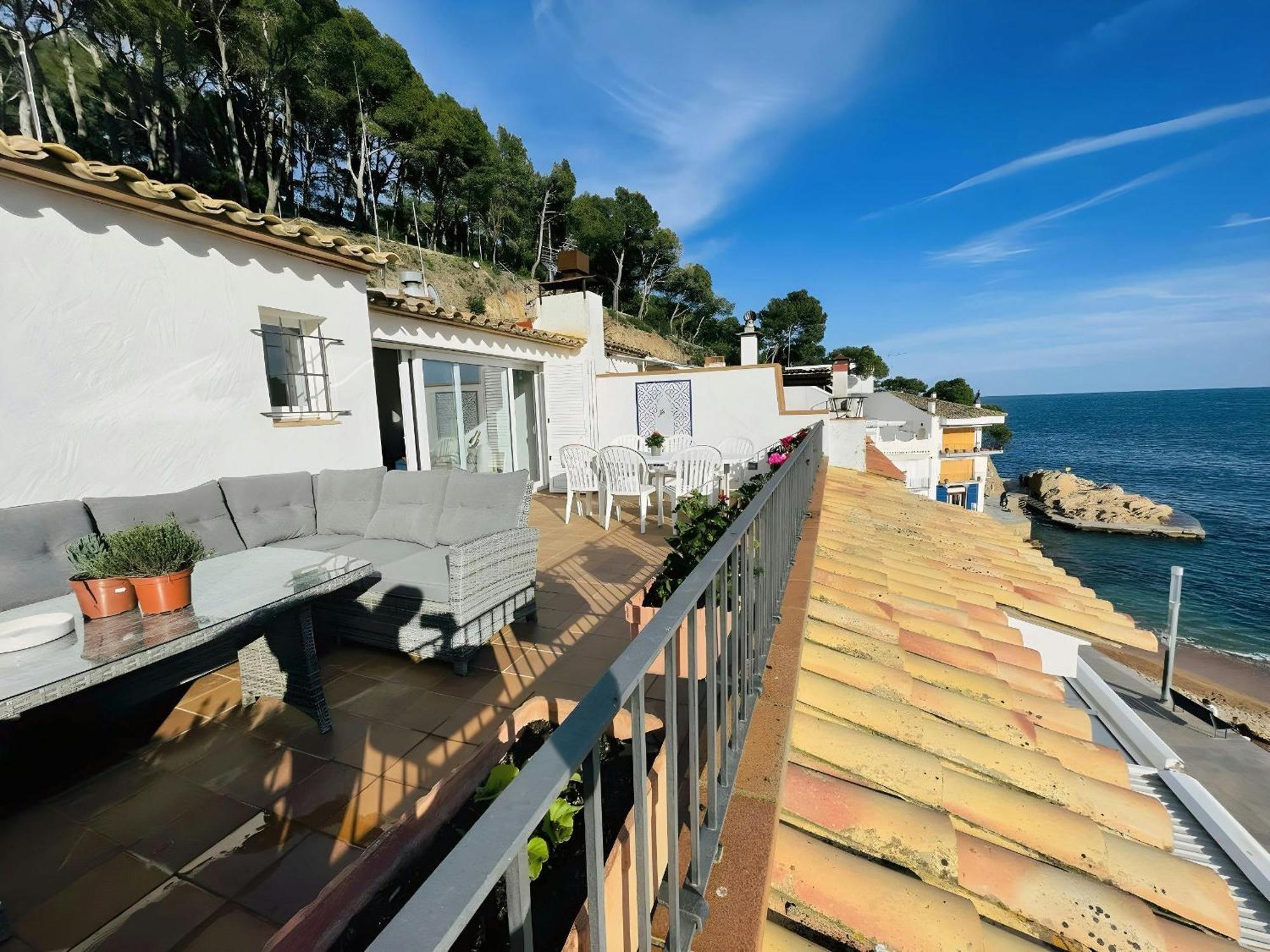 Tamariu Platja - Penthouse On Passeig Del Mar.公寓 外观 照片